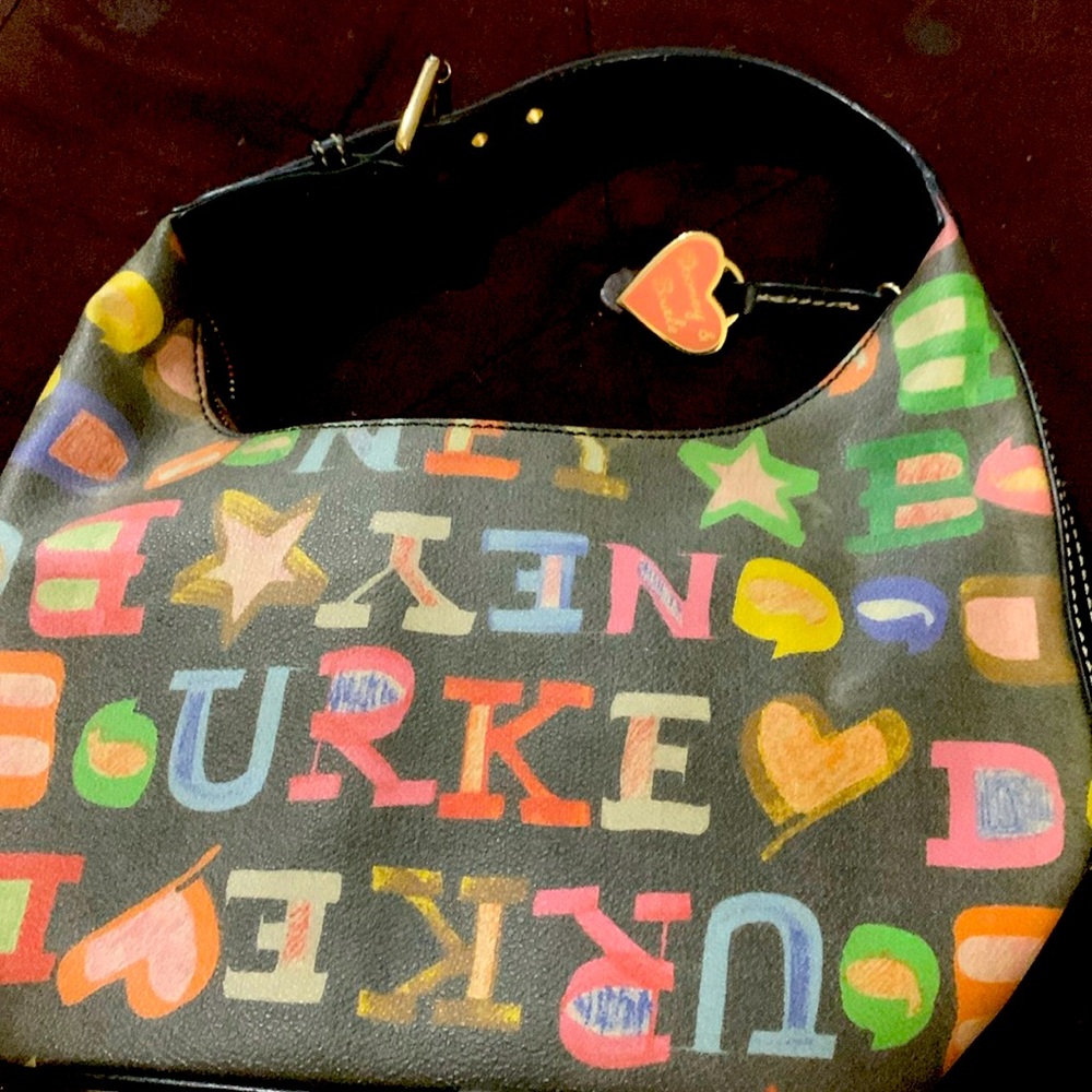 Dooney & Bourke Colorful Letter Bucket Bag